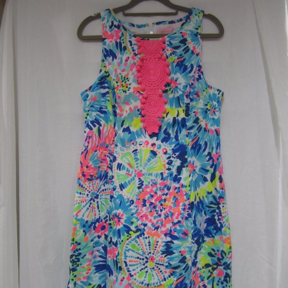 Lilly Pulitzer Dresses & Skirts - Lilly Pulitzer 8 Adara Shift Dress Dive In